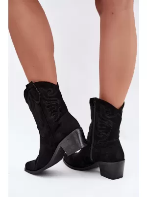 Dámské kotníkové boty BOTO 6508 BLACK