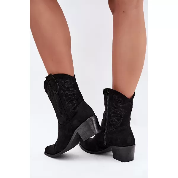  Dámské kotníkové boty BOTO 6508 BLACK 