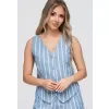 Dámská vesta OMBRE OW-VE-E0008 BLUE