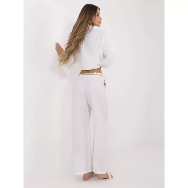  Dámské kalhoty ITALY MODA MI-SP-6560.73P WHITE 