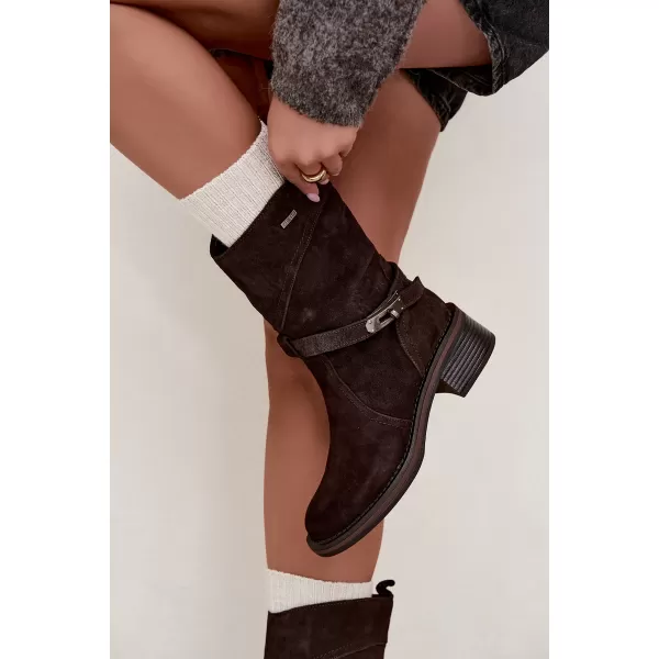  Dámské boty BIG STAR SHOES UU274609 BROWN/BEIGE 