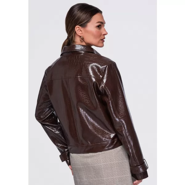  Dámská bunda OMBRE OW-JAFL-0145 BROWN 