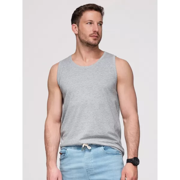  Pánské tílko OMBRE OM-TSBT-0272 GREY MELANGE 