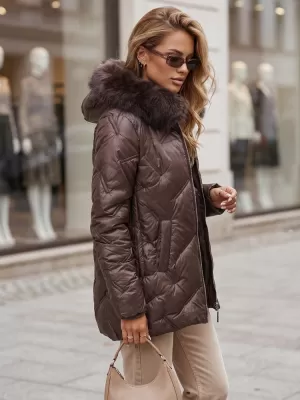 Dámská bunda DSTREET FIALOVÁ