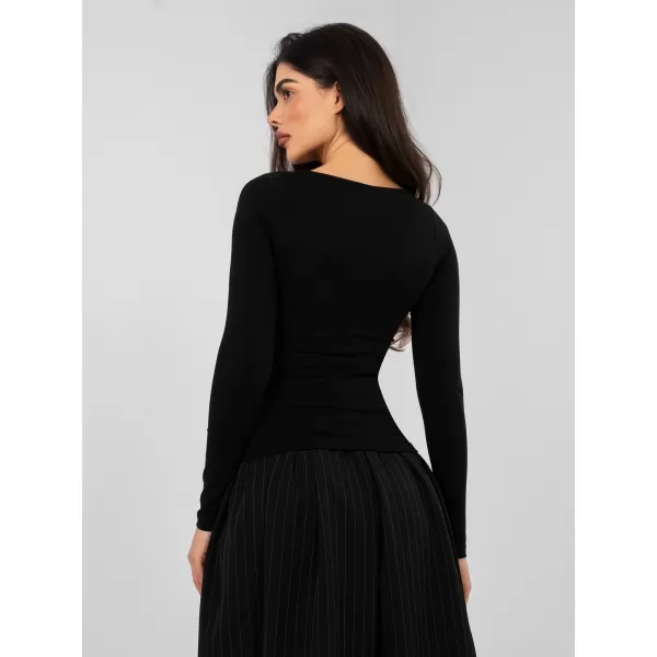  Dámské triko RUE PARIS RV-BZ-A1193.26 BLACK 