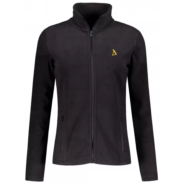  Dámská fleece mikina ALTISPORT ALW002853 ČERNOZLATÁ 