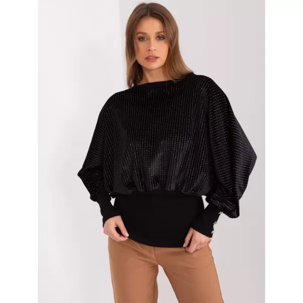  Dámská halenka RUE PARIS RV-BZ-7348.11 NOIRE 