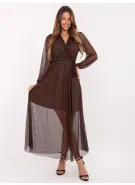 Dámské šaty ITALY MODA IT-SK-21808.01 BROWN