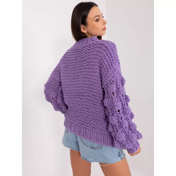  Dámský svetr WOOL FASHION ITALIA AT-SW-2382.97P VIOLET 