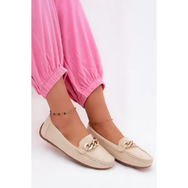  Dámské mokasíny BOTO XA011 BEIGE 