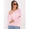 Dámská mikina RUE PARIS RV-BL-A1221.13 BRIGHT PINK