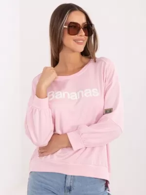 Dámská mikina RUE PARIS RV-BL-A1221.13 BRIGHT PINK