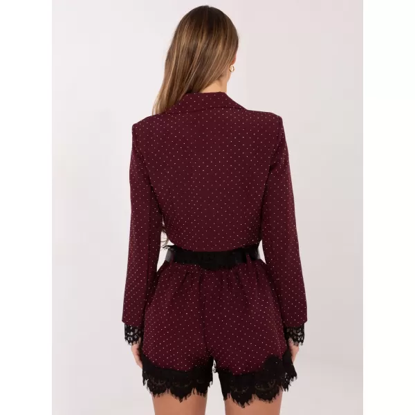  Dámské kraťasy ITALY MODA IT-SN-FL9965.88 DARK RED 