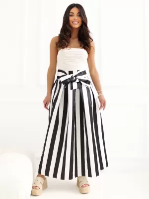 Dámská sukně FACTORY PRICE IT-SD-97576-1.18P WHITE/BLACK