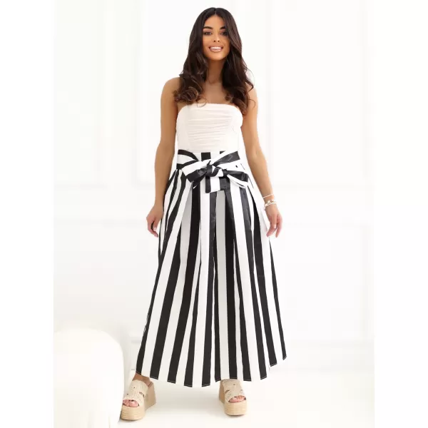  Dámská sukně FACTORY PRICE IT-SD-97576-1.18P WHITE/BLACK 