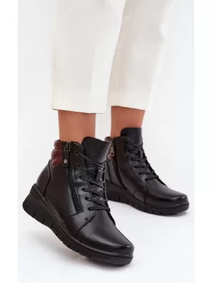 Dámské kotníkové boty VINCEZA 39963 BLACK