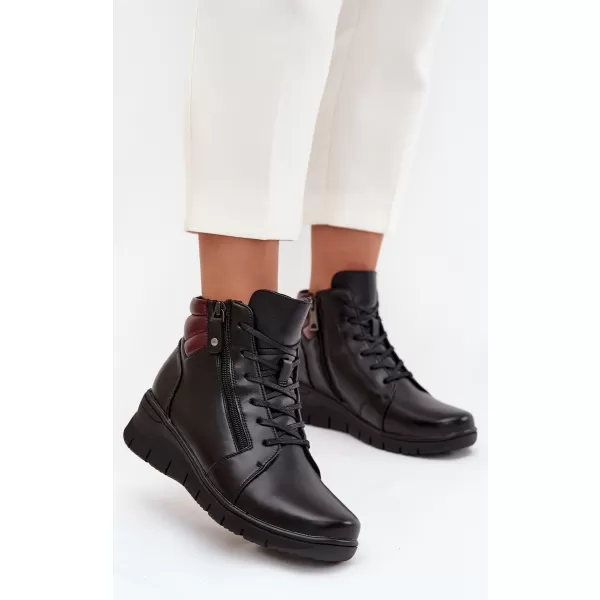 Dámské kotníkové boty VINCEZA 39963 BLACK 