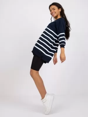 Dámská halenka RUE PARIS RV-BZ-7556.68 NAVY