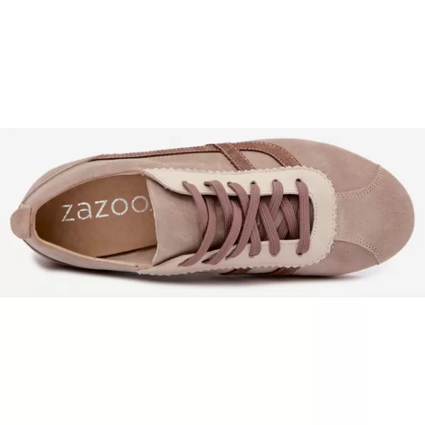  Dámské tenisky ZAZOO N1402S2/528/772/552 HNĚDÁ 