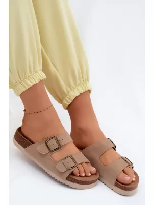 Dámské pantofle BOTO 2832 KHAKI