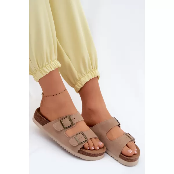  Dámské pantofle BOTO 2832 KHAKI 