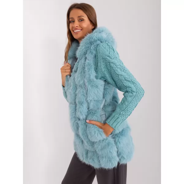  Dámská vesta WOOL FASHION ITALIA AT-KZ-2379.96P MINT 