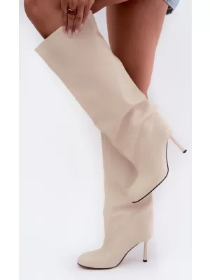 Dámské kozačky BOTO C-374 BEIGE