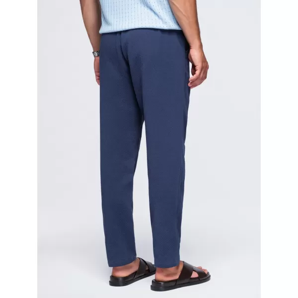  Pánské kalhoty OMBRE OM-PACP-0310 NAVY BLUE 