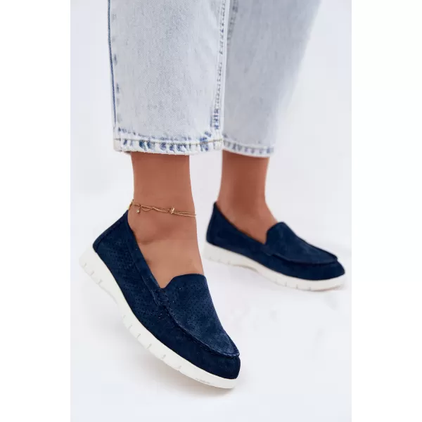  Dámské mokasíny VINCEZA 95360 BLUE 