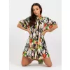 Dámské šaty ITALY MODA DHJ-SK-6871-2.91P BLACK AND GREEN