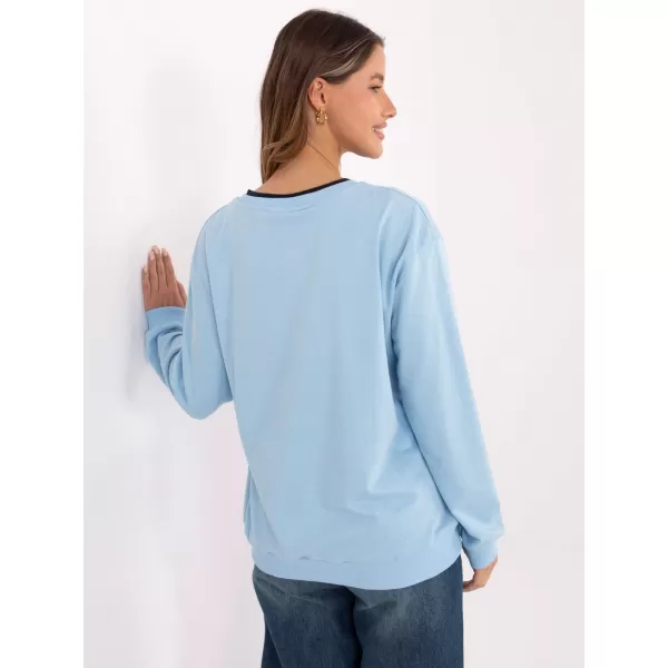  Dámská mikina RELEVANCE RV-BL-A968.00 LIGHT BLUE 