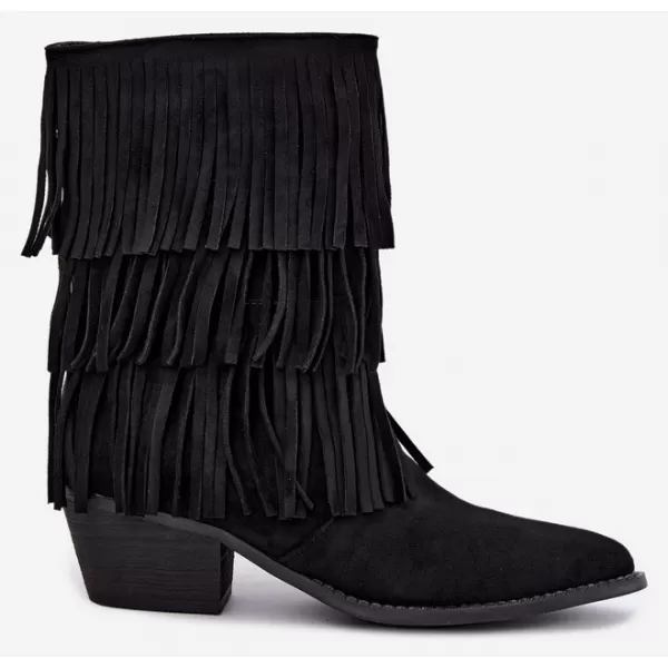  Dámské kovbojky BOTO 22-375 BLACK 
