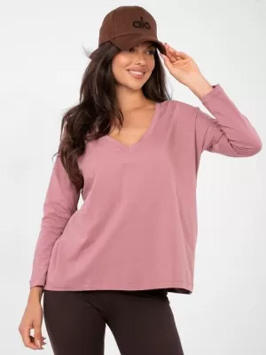 Dámské triko RUE PARIS RV-BZ-A1092.47 DARK PINK