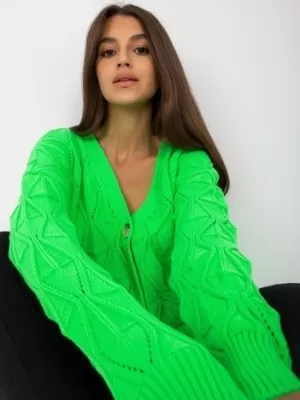 Dámský svetr RUE PARIS LC-SW-8035.06X FLUO GREEN