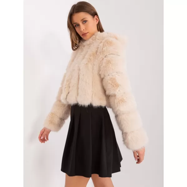  Dámská bunda WOOL FASHION ITALIA AT-KR-2378.96P BEIGE 