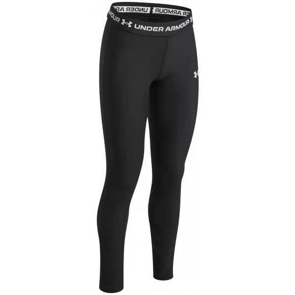  Dívčí legíny UNDER ARMOUR UA HEATGEAR BRANDED LEGGING 6013697-001 ČERNÁ 