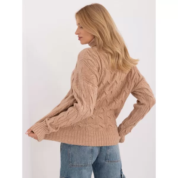  Dámský svetr WOOL FASHION ITALIA AT-SW-23445.00 CAMEL 