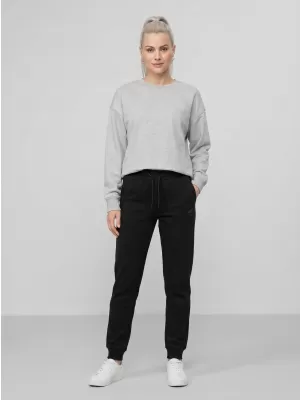 Dámské kalhoty 4F 4FWMM00TTROF1659 DEEP BLACK