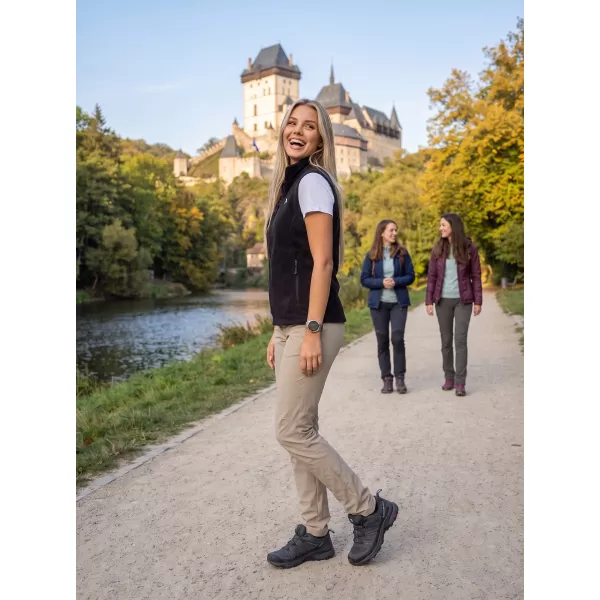  Dámská fleece vesta ALTISPORT ALW002525 ČERNÁ 