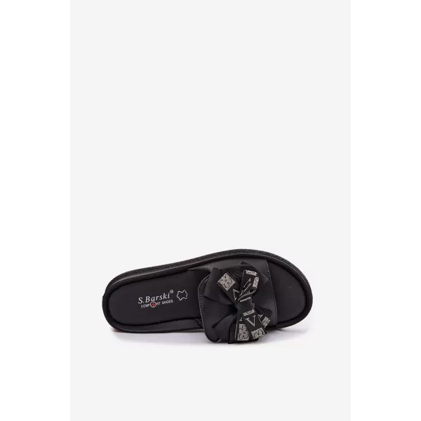  Dámské pantofle S.BARSKI KV61-6061 BLACK 