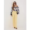 Dámské kalhoty RUE PARIS IT-SP-FL8252-1.90 BRIGHT YELLOW