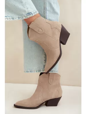Dámské kotníkové boty BOTO 6338 BEIGE