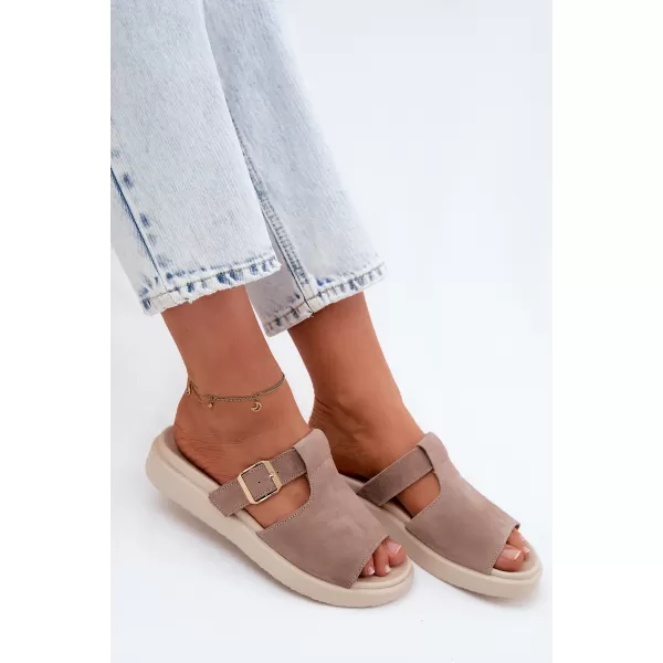  Dámské pantofle BOTO 26SD18-51 BEIGE 