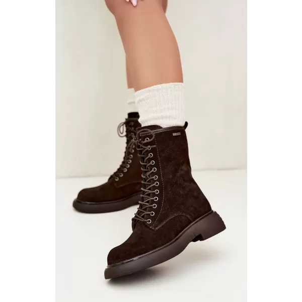  Dámské boty BIG STAR SHOES UU274612 BROWN/BEIGE 