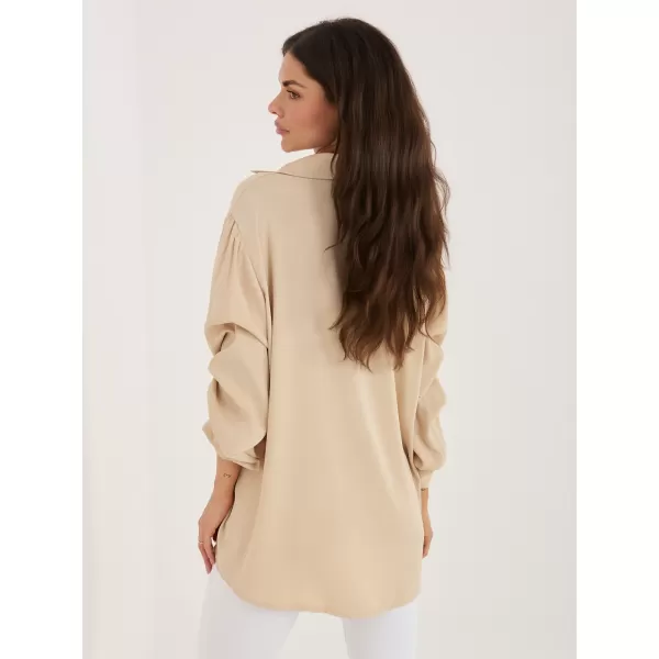  Dámská halenka FACTORY PRICE IT-BZ-28913-1.92 BEIGE 