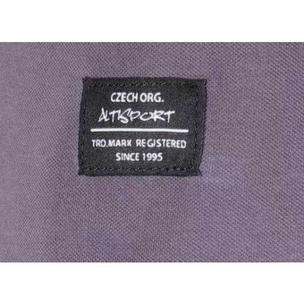  Pánské triko s límečkem ALTISPORT NP/ALMST90601 SLATE GREY 