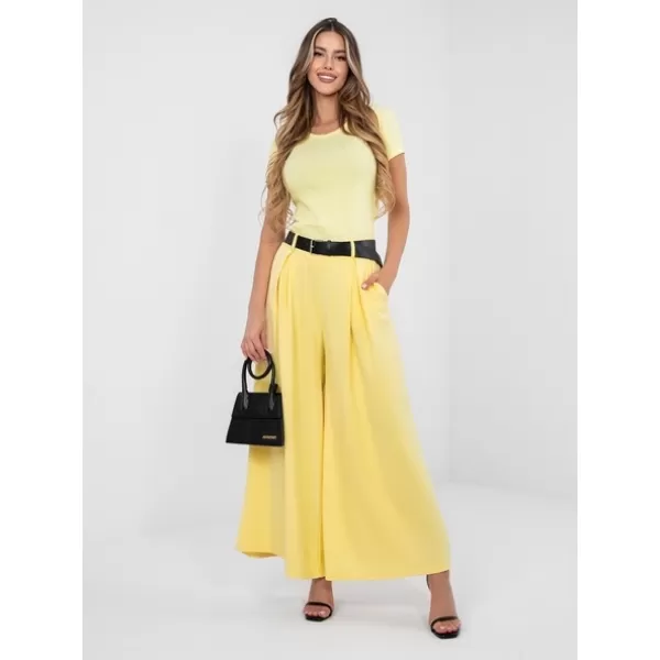  Dámské kalhoty RUE PARIS IT-SP-17872.29 BRIGHT YELLOW 