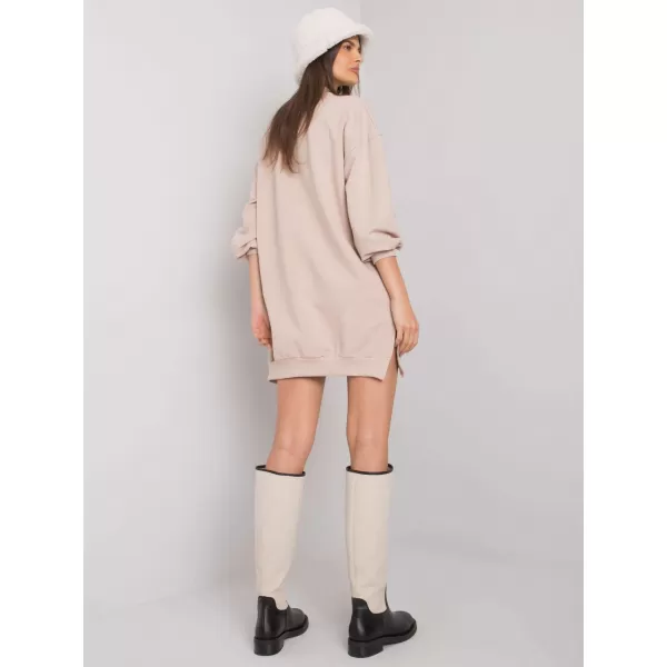  Dámské šaty RUE PARIS RV-SK-7207.03 BEIGE 