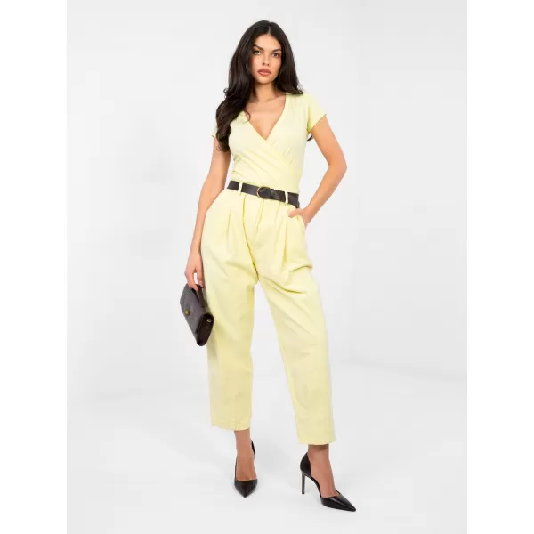  Dámské kalhoty ITALY MODA MI-SP-2690.00 BRIGHT YELLOW 