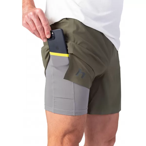  Pánské kraťasy HANNAH ASH SHORTS TEA LEAF 